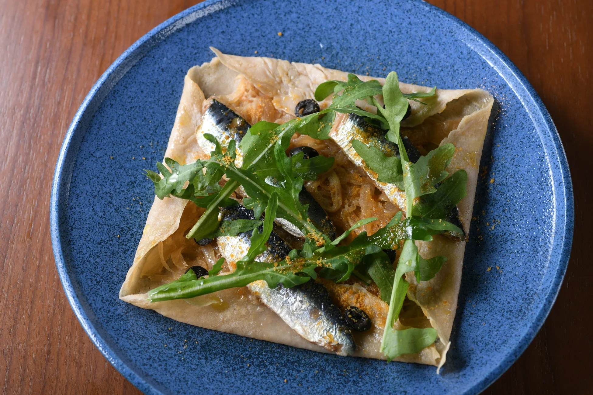 イワシと玉ねぎのガレット