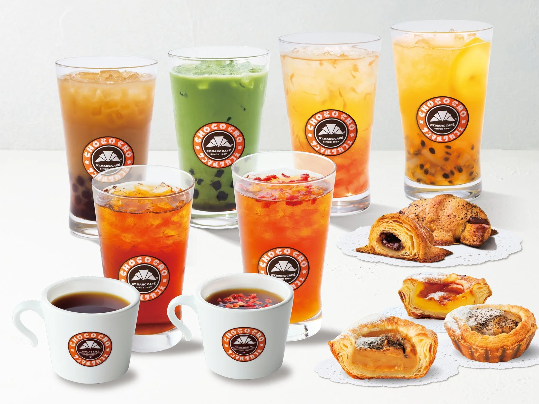 サンマルクカフェのドリンクとデザート