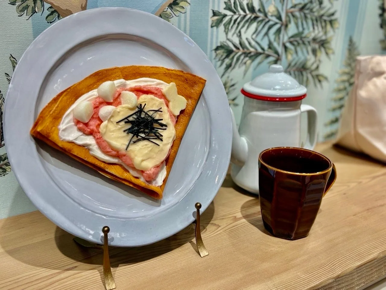 クレープとコーヒー