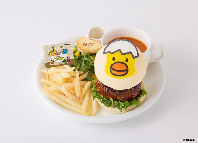 ひよこさんのバーガープレート