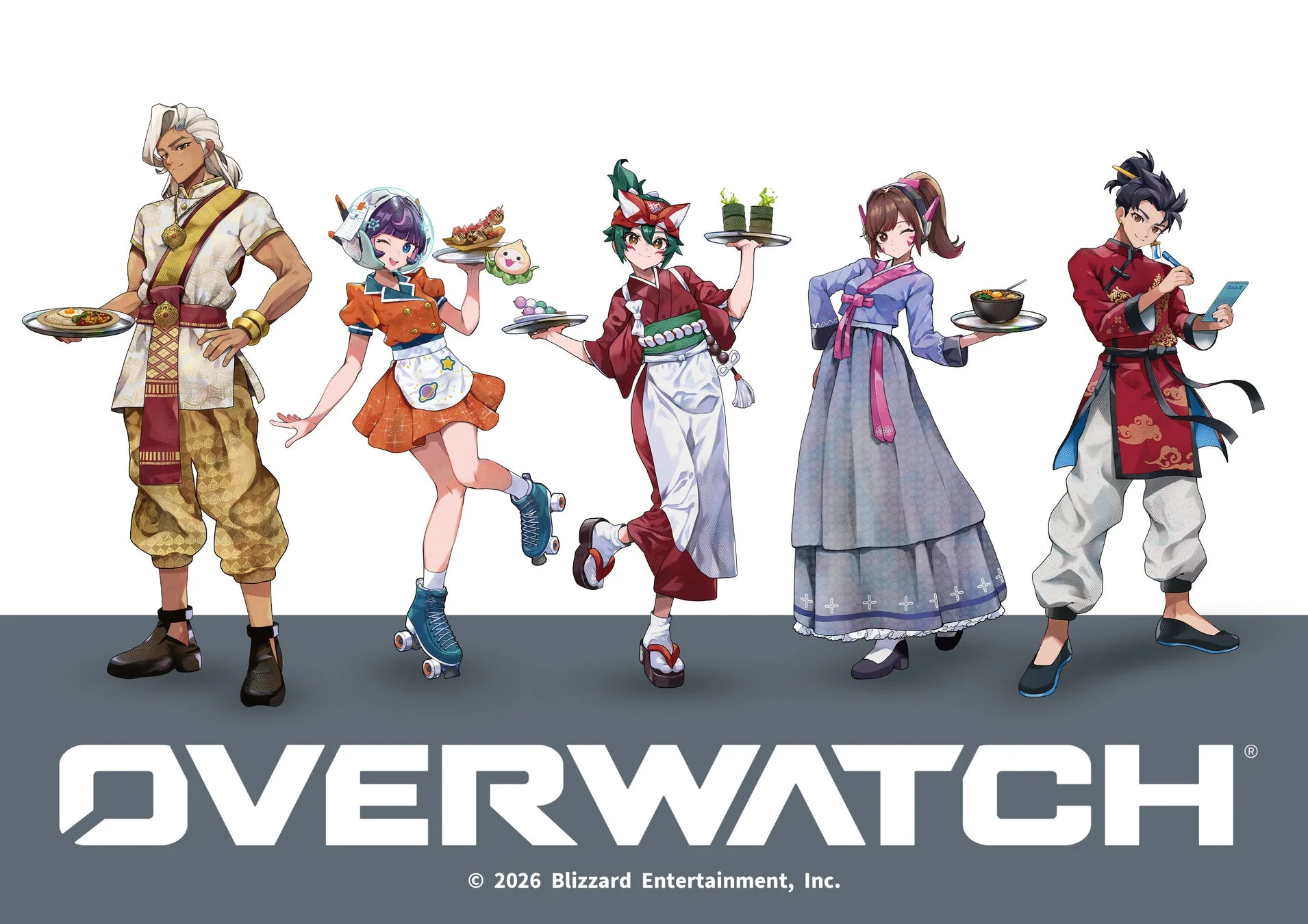 オーバーウォッチ コラボカフェ 描きおろしイラスト