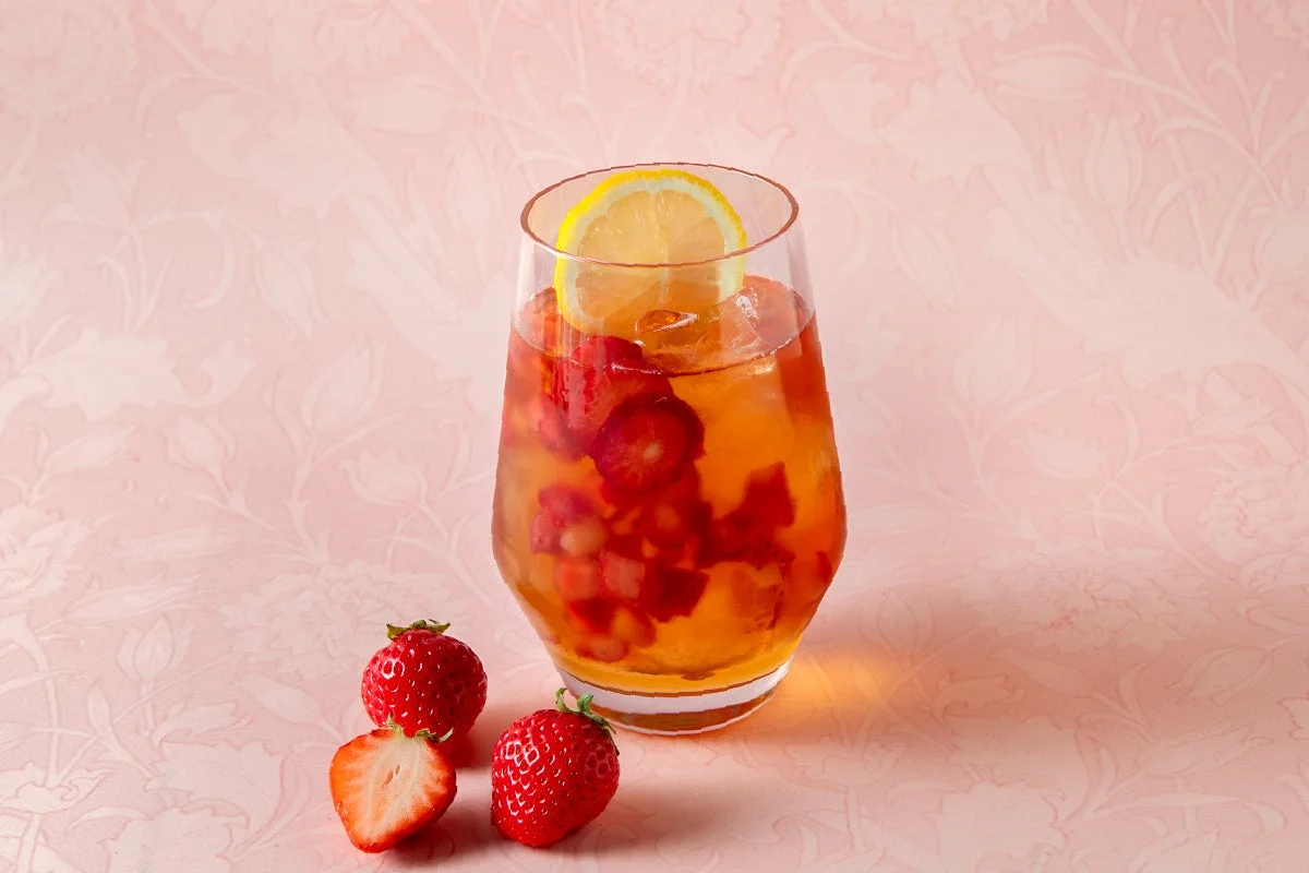 いちごとエルダーフラワーのティーエード