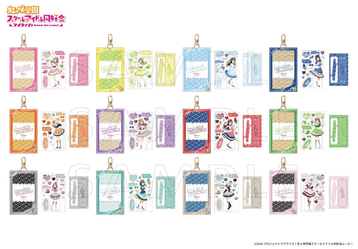 ニジガク アクリルフレーム＆アクリルスタンドセット