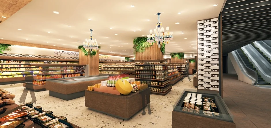 いかりスーパーマーケットの店内