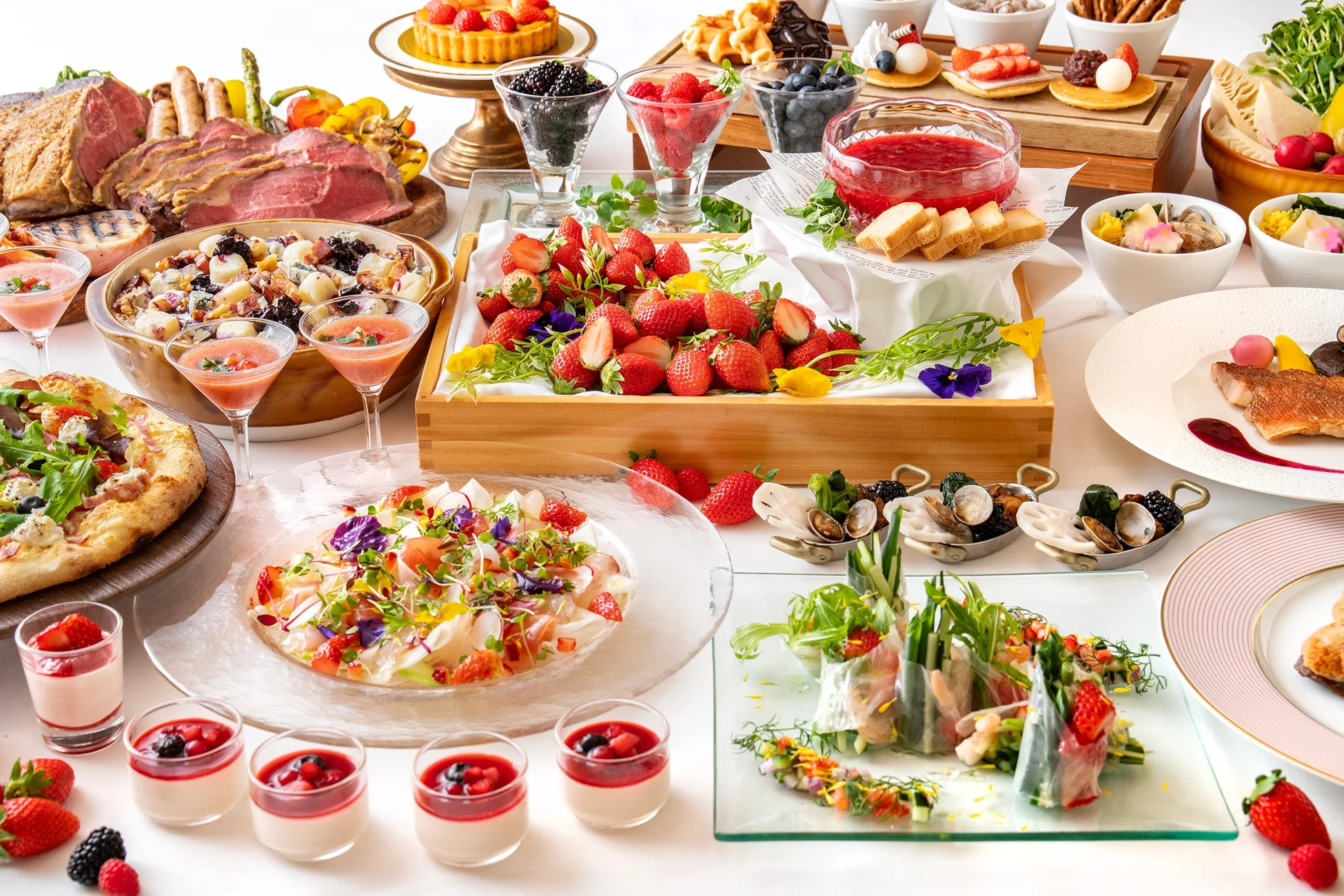 ベルテンポのディナーブッフェ