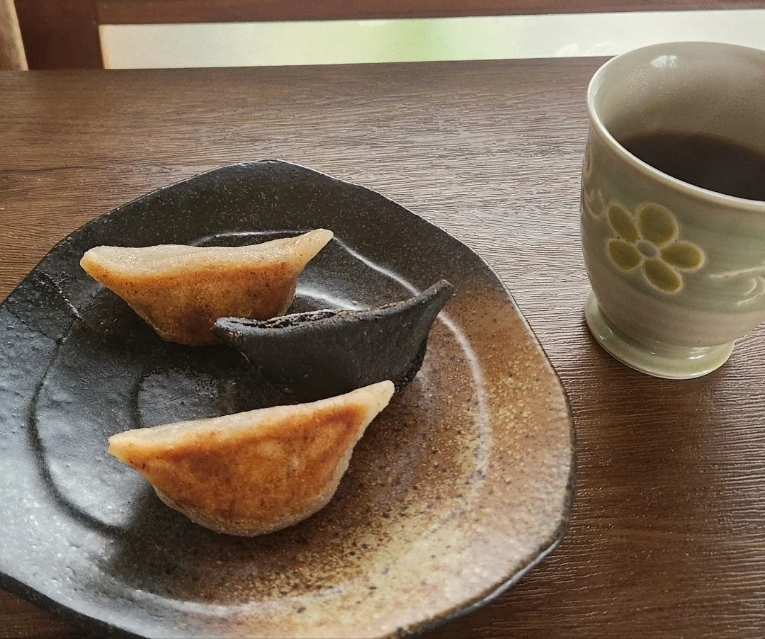 和菓子と飲み物