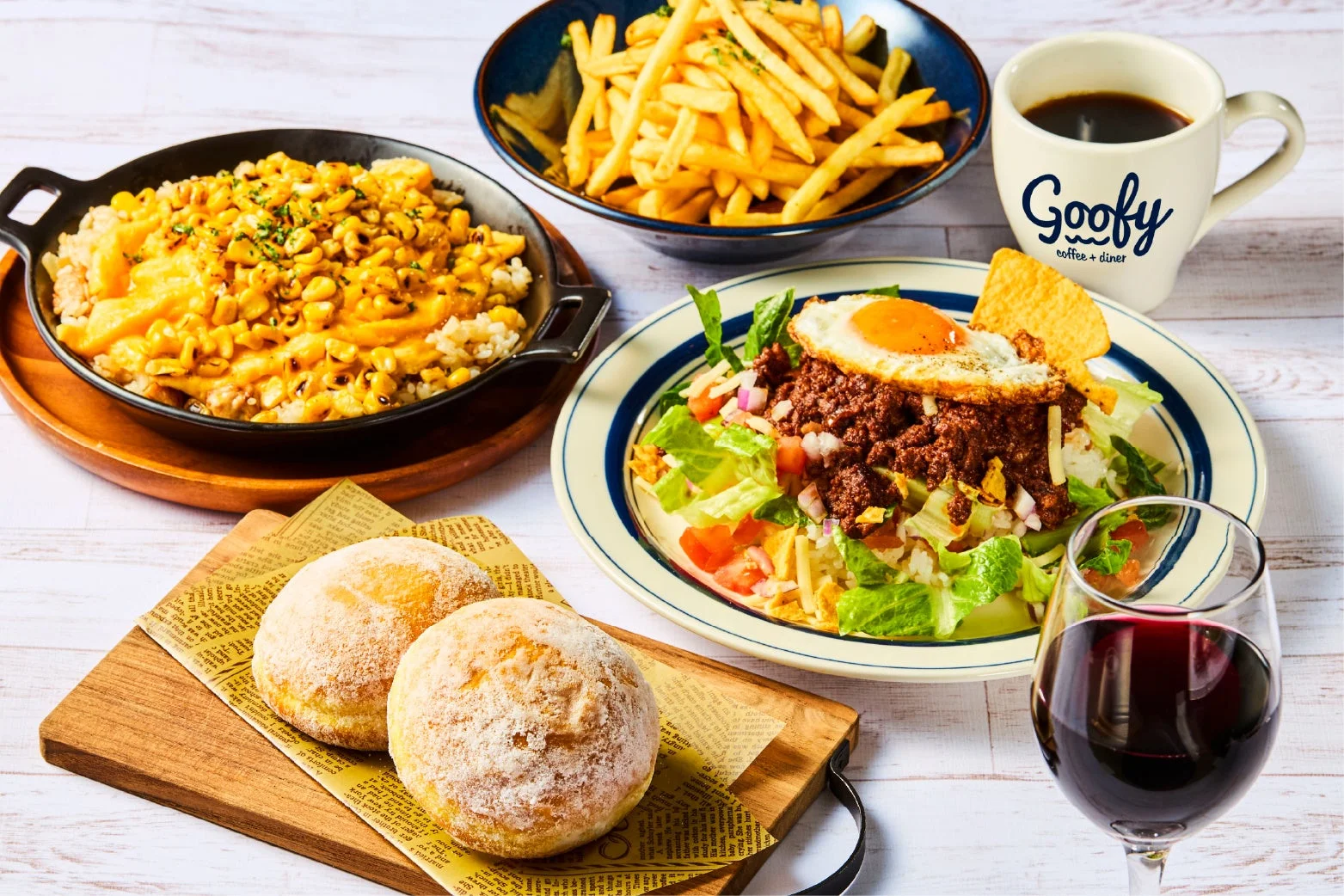 goofy coffee＋diner料理