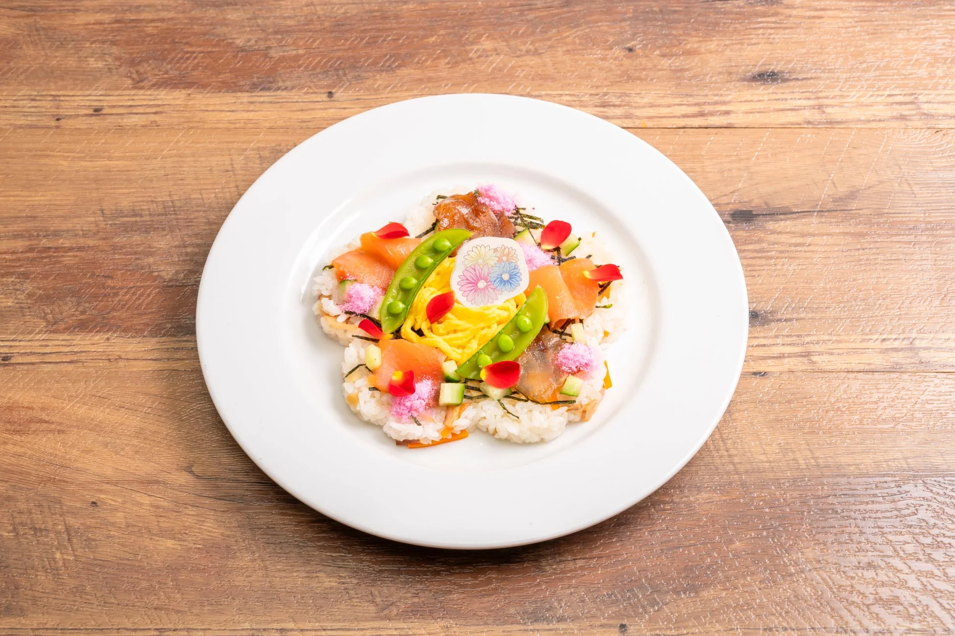 Love U my friends お花ちらし寿司