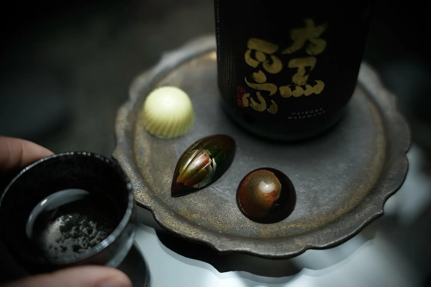 日本酒とチョコレート