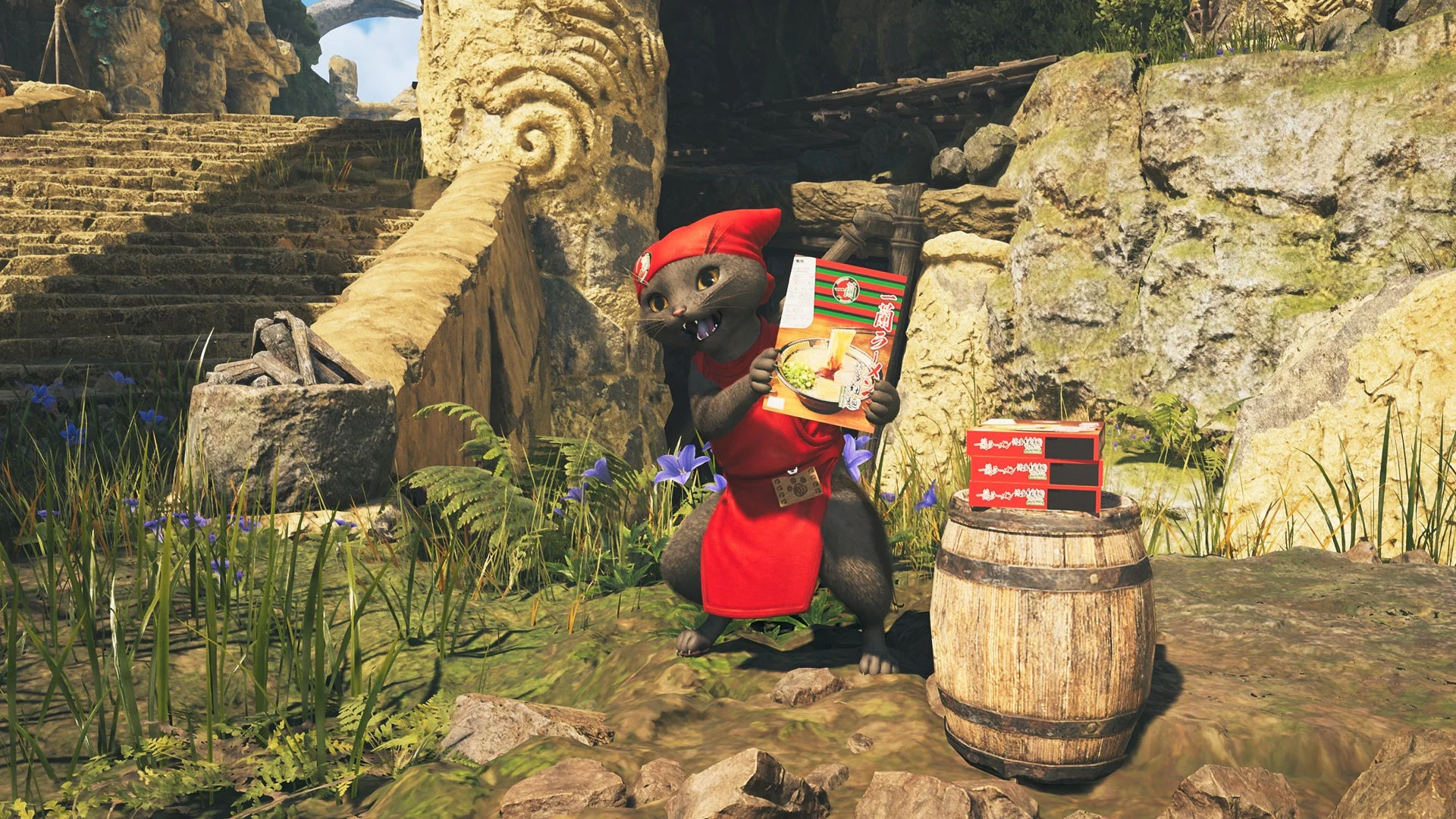 一蘭店員アイルー「イチラン」