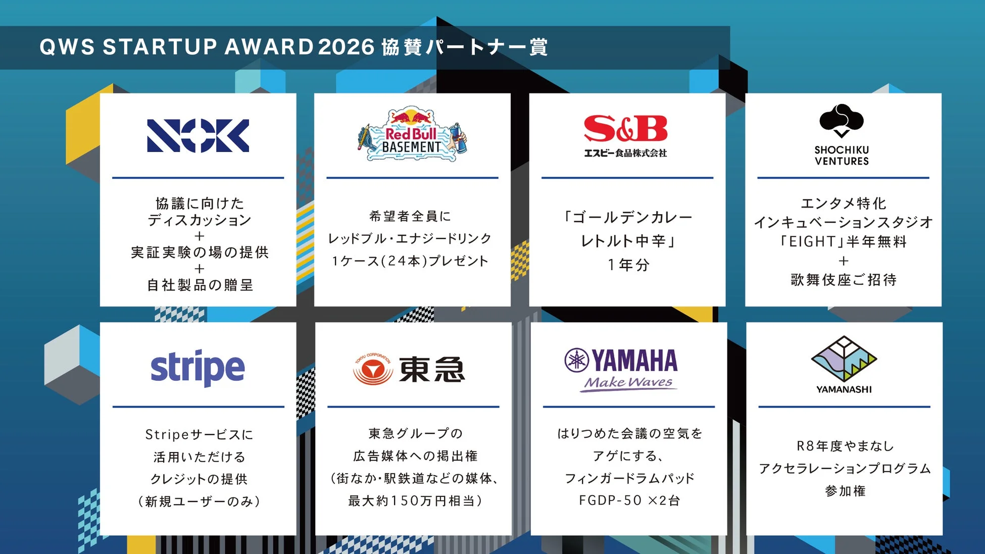 QWS STARTUP AWARD 2026 協賛パートナー賞2