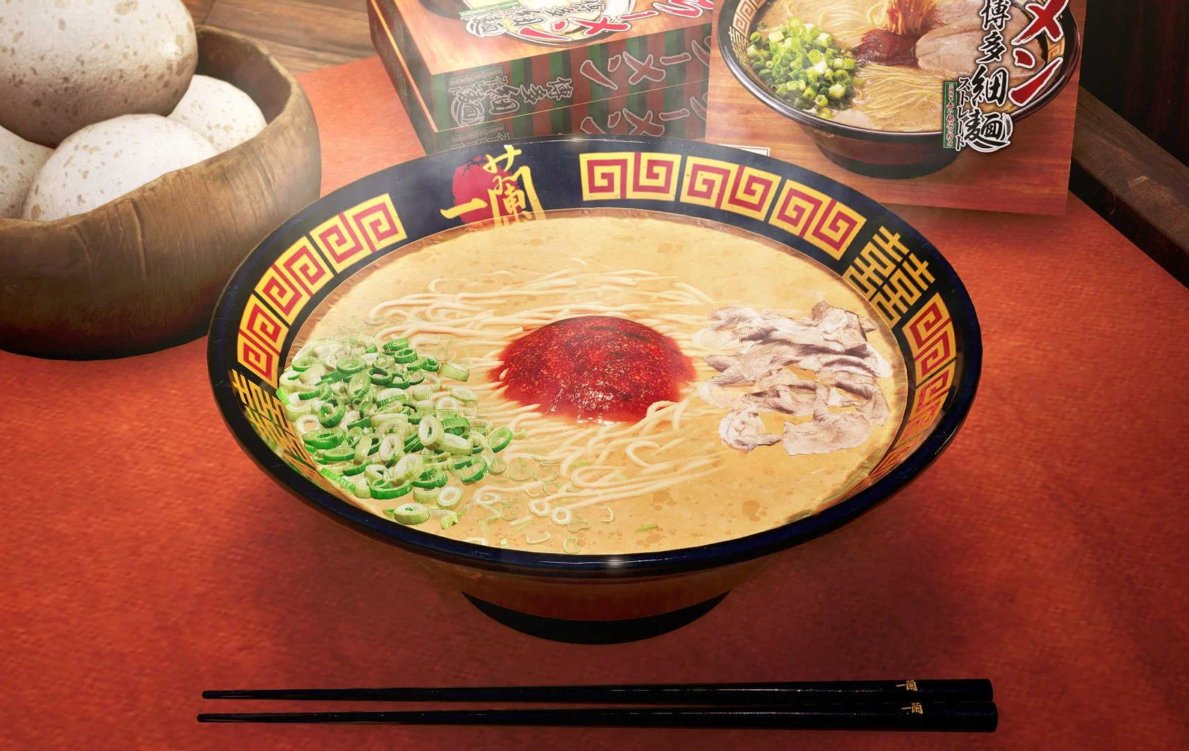 100%とんこつ不使用ラーメン