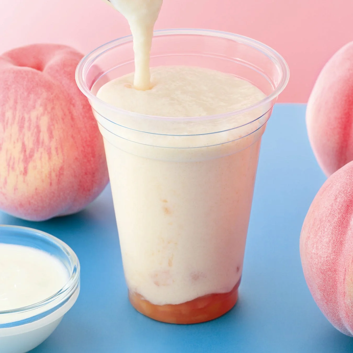 白桃＆ヨーグルトスムージー