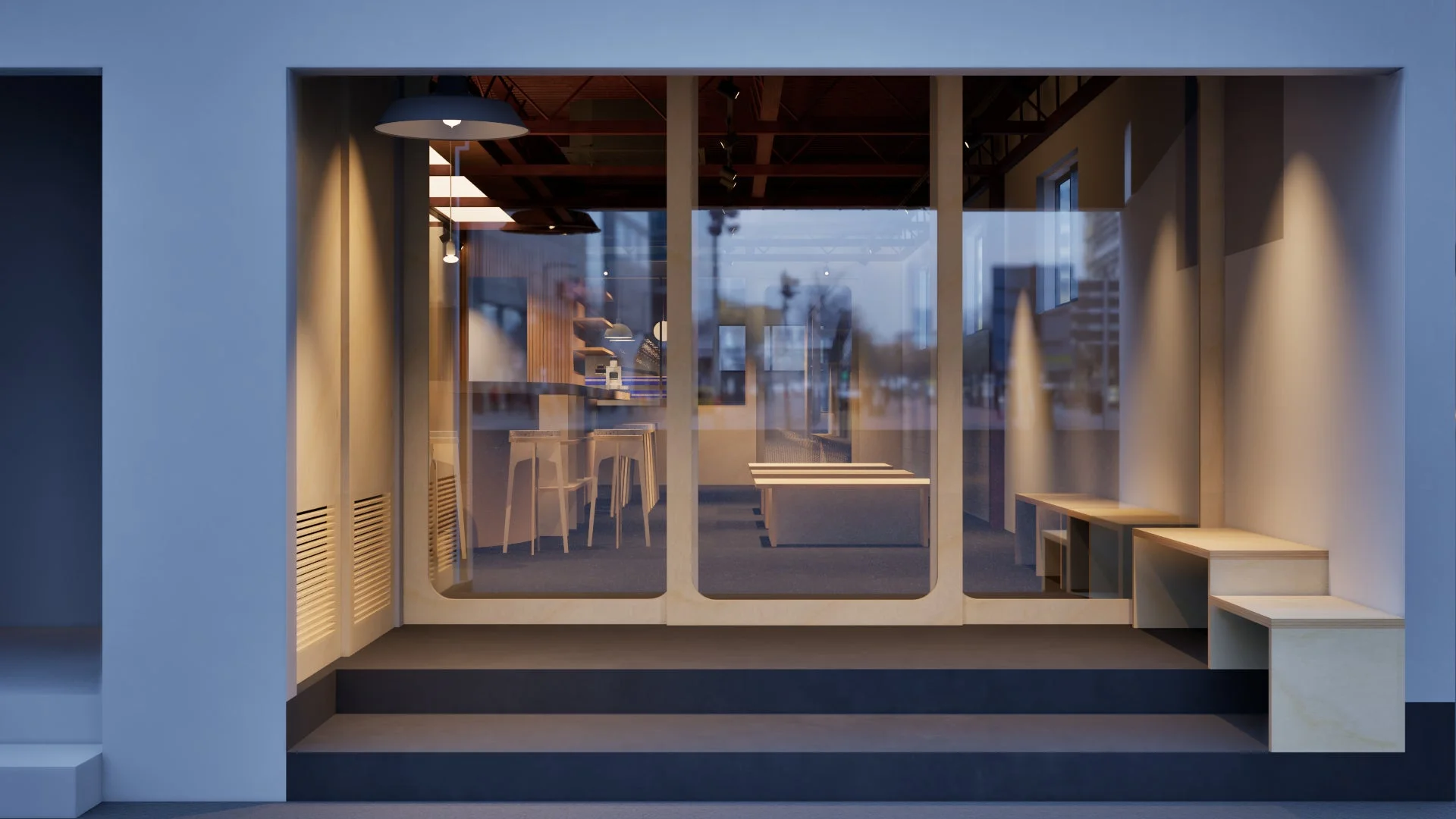 モダンな店舗デザイン