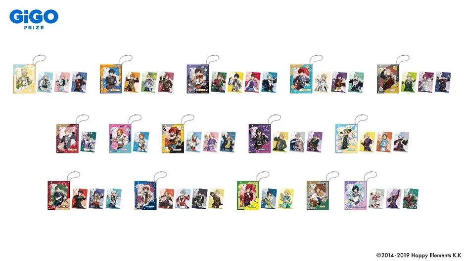 様々なユニットやペアのイラストグッズ