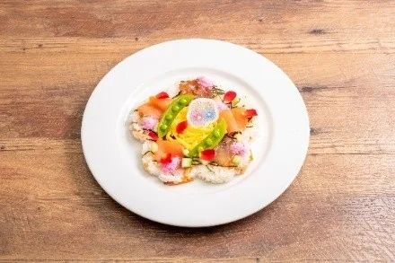 Love U my friends お花ちらし寿司