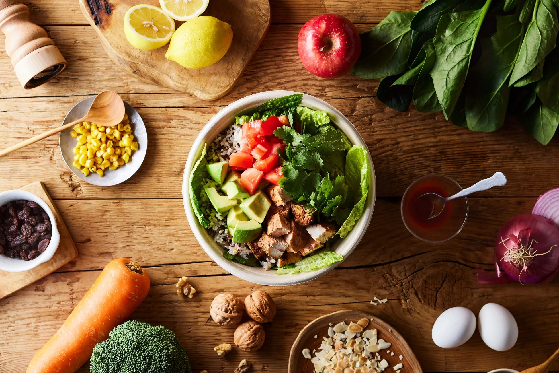 クリスプサラダワークスのヘルシーサラダ