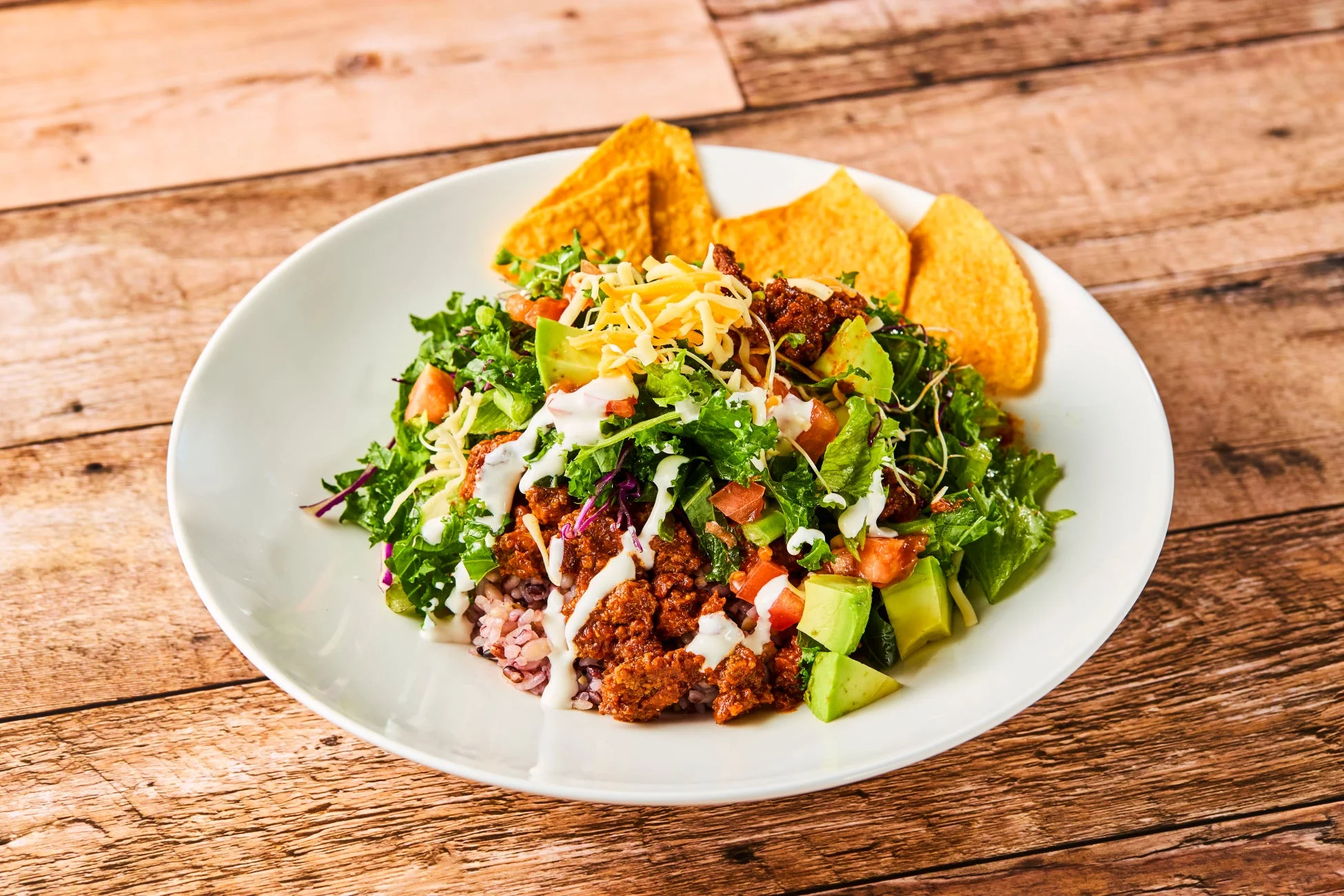 タコライスまたはサラダボウル