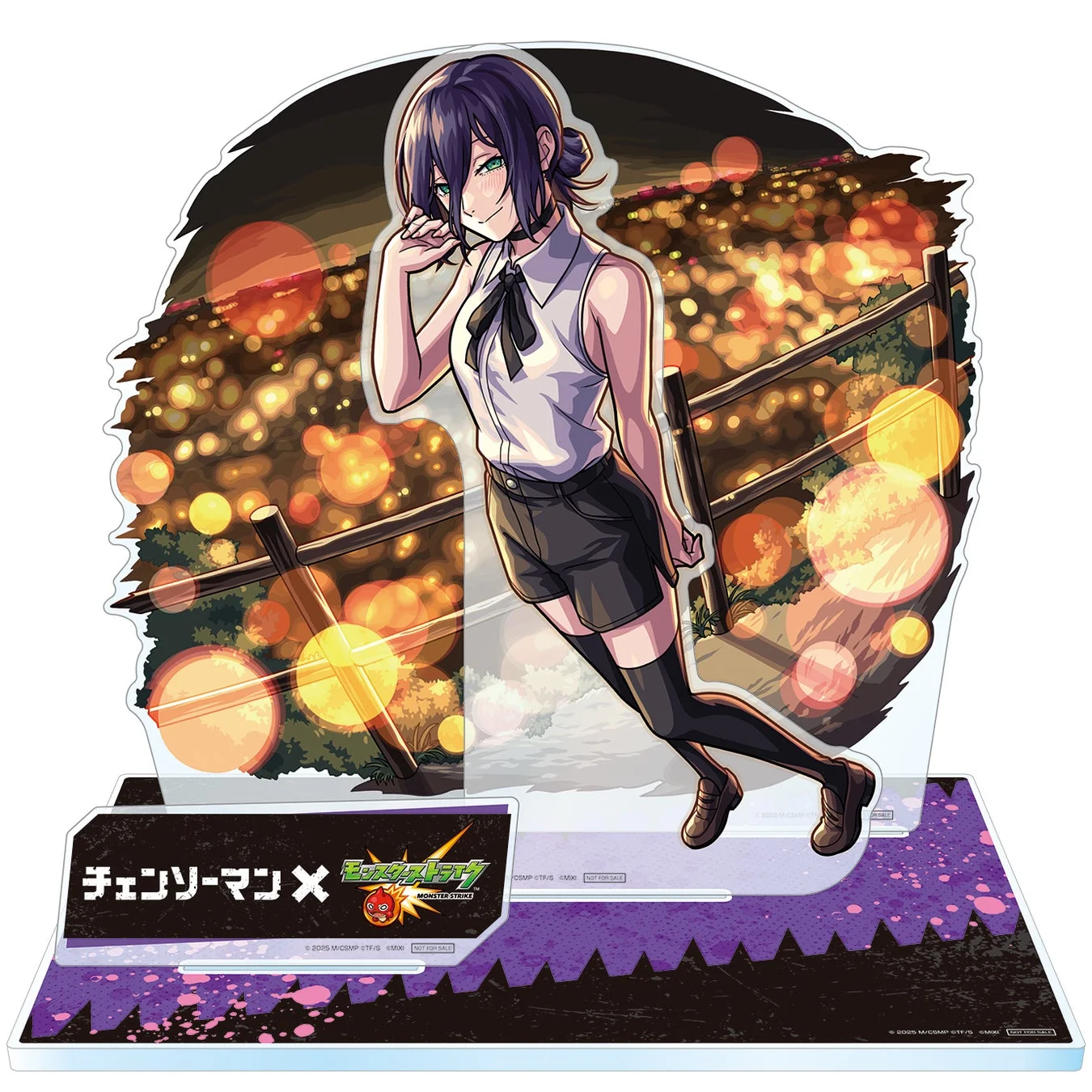 アニメ「チェンソーマン」のキャラクター、レゼのアクリルスタンド