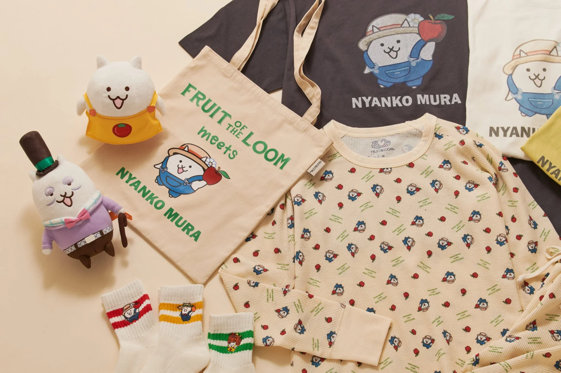 にゃんこ村×フルーツオブザルームコラボグッズ