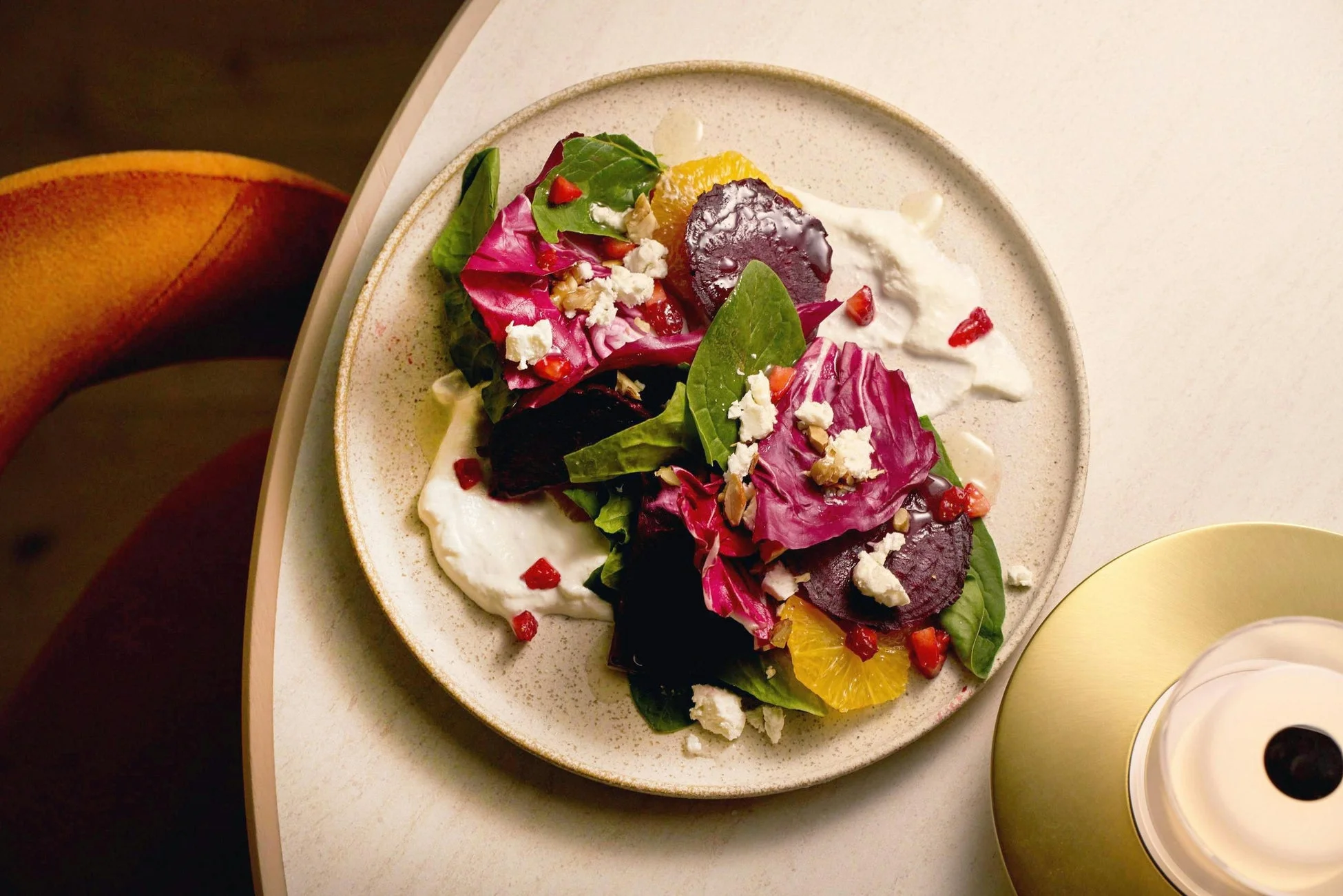 彩り豊かなサラダ