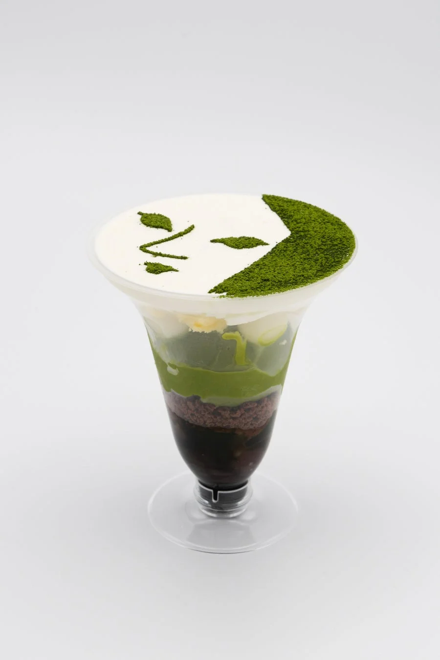 抹茶あんこミニパフェ