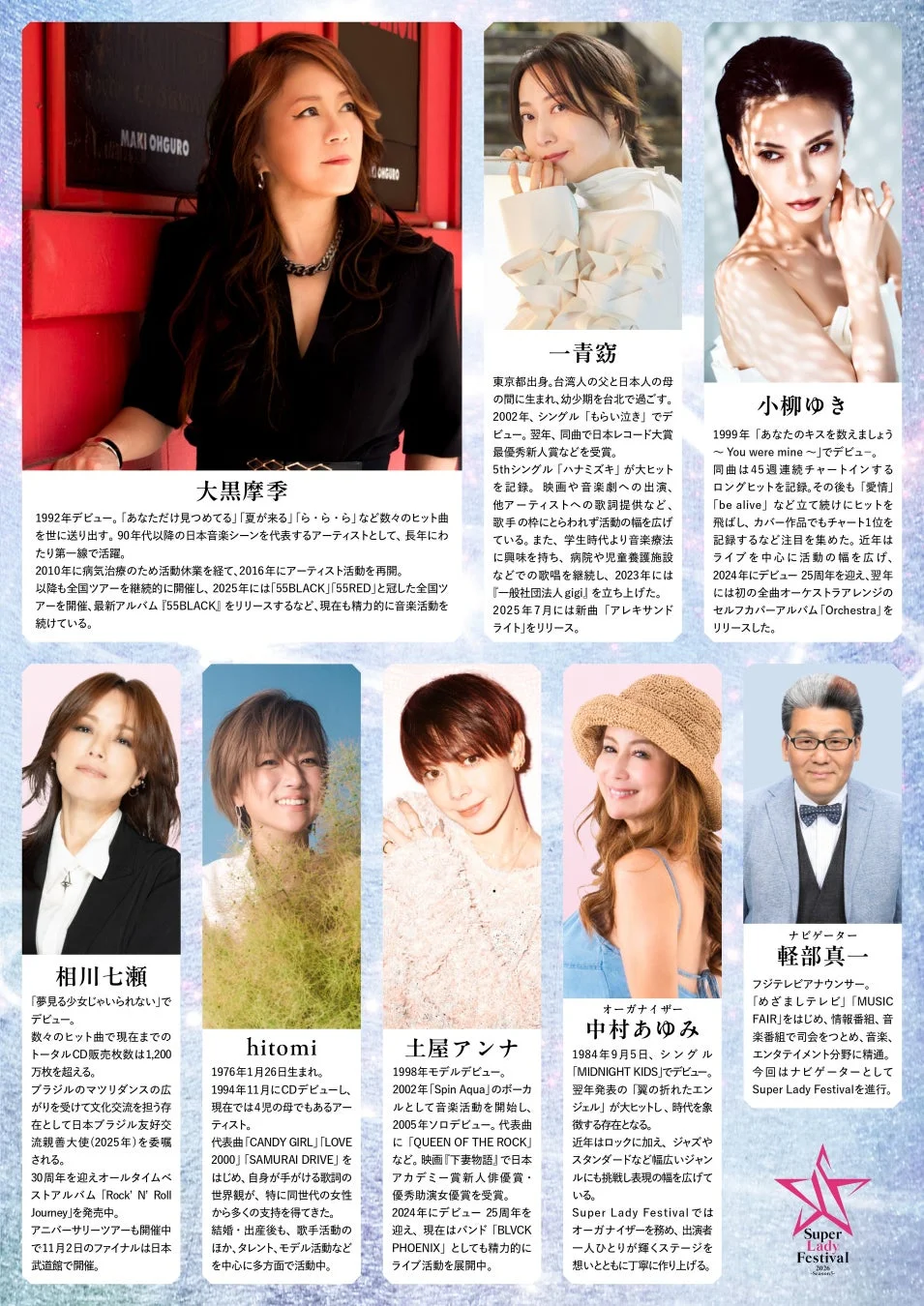 出演アーティスト紹介