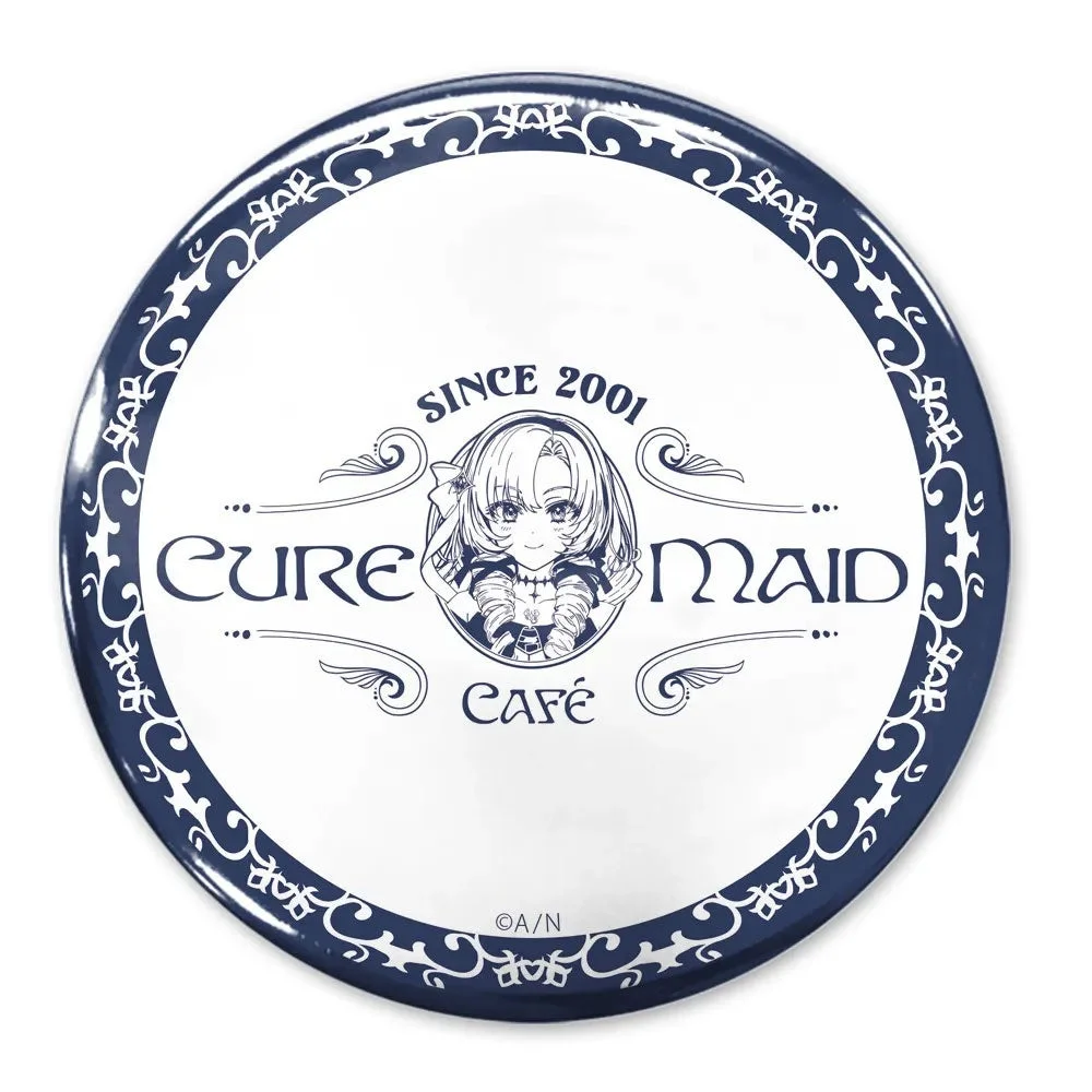壱百満天原サロメ×キュアメイドカフェ コラボロゴ 65mm缶バッジ