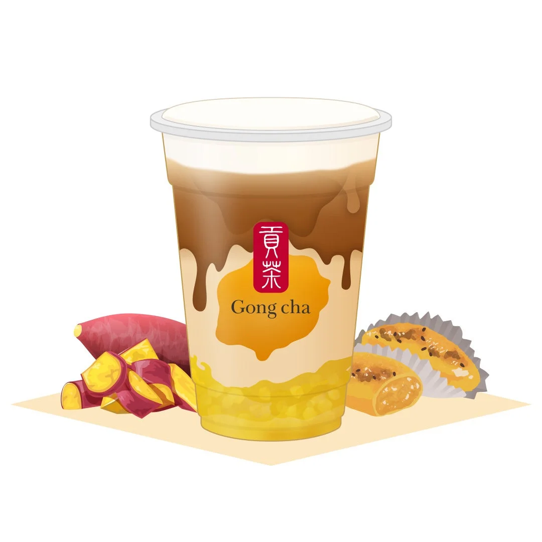 スイートポテトミルクティー