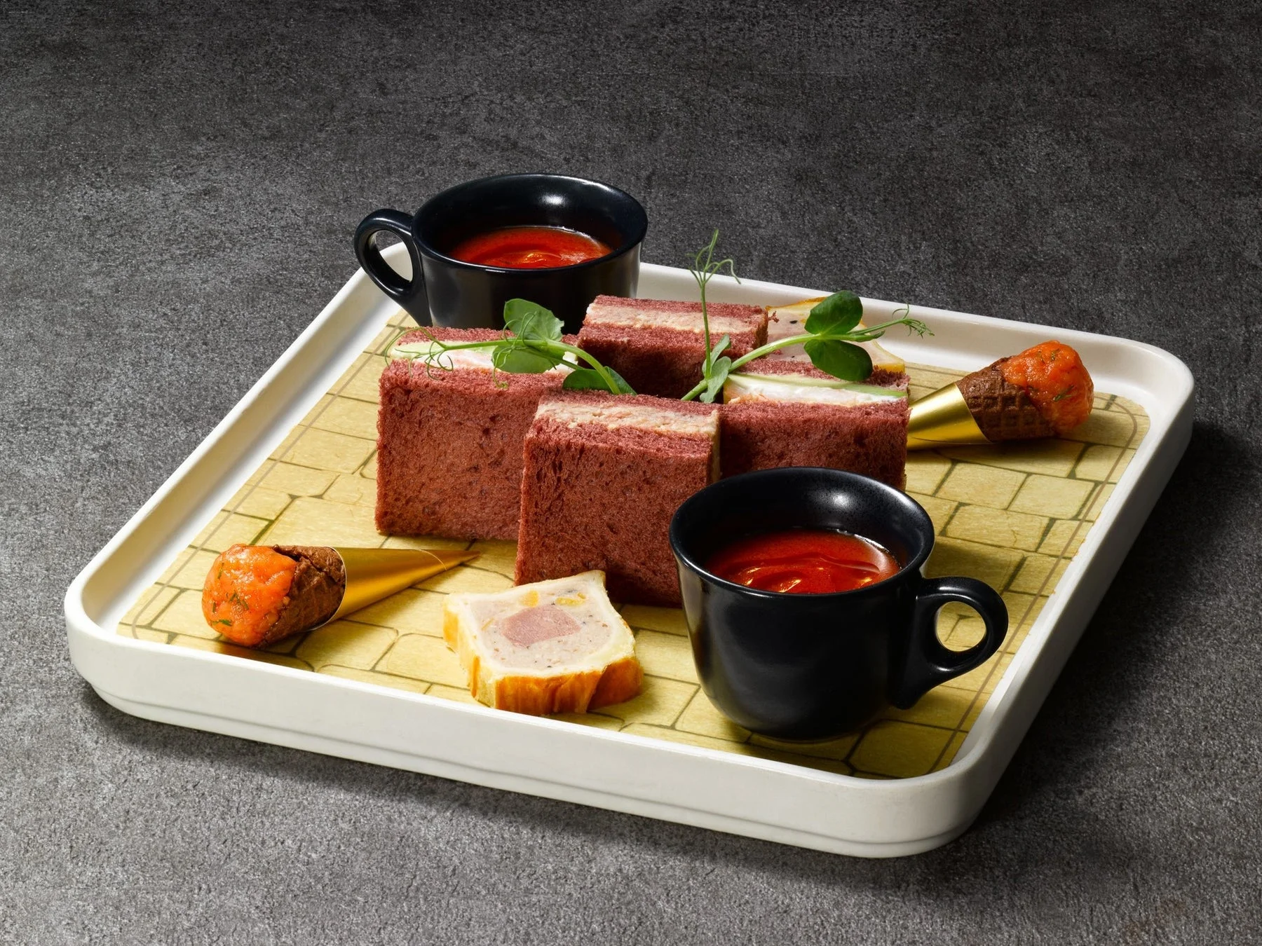 冷製トマトスープなど