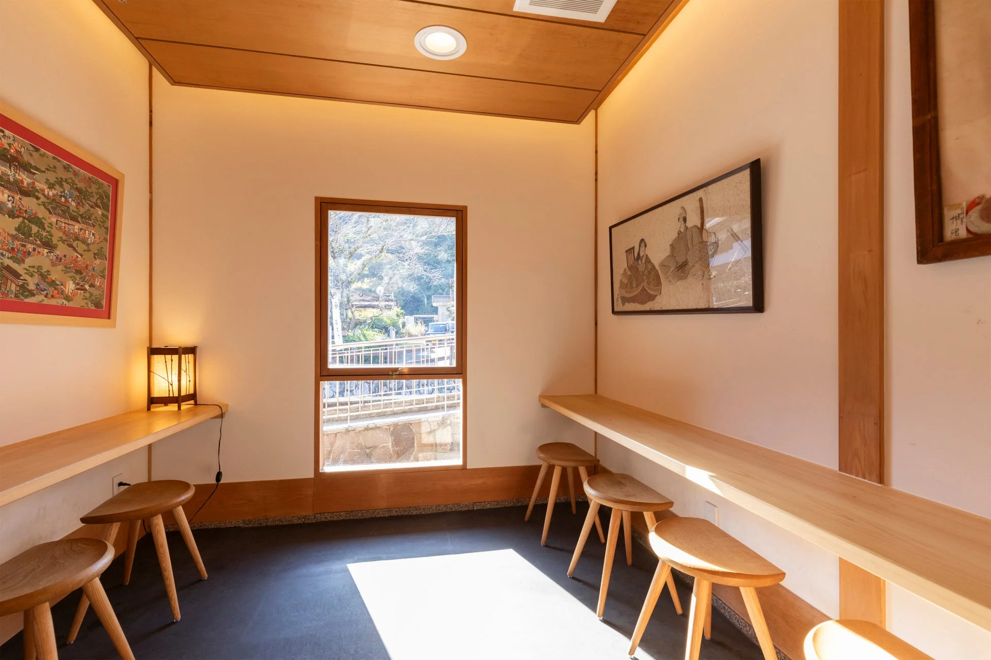 和風の休憩スペース