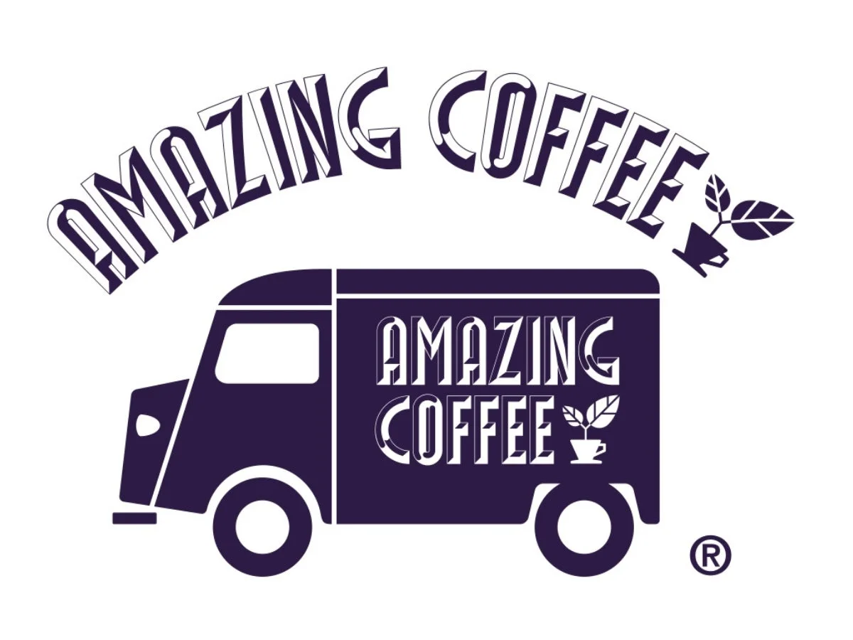 コーヒー、ロゴ、トラック