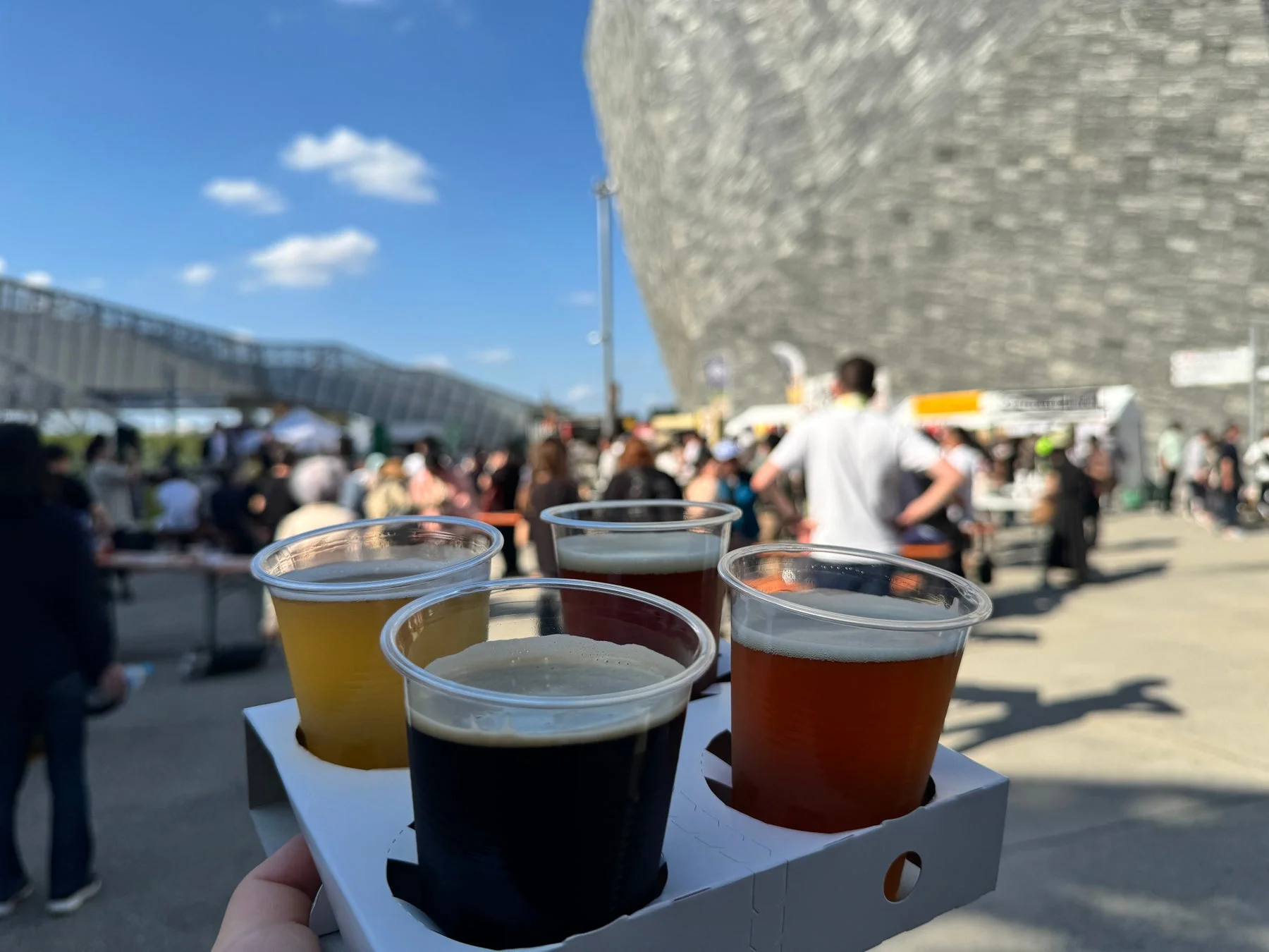 揚げ物フェスの様子