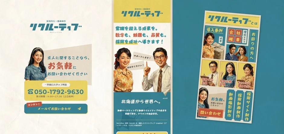 Recruitive TOPページ