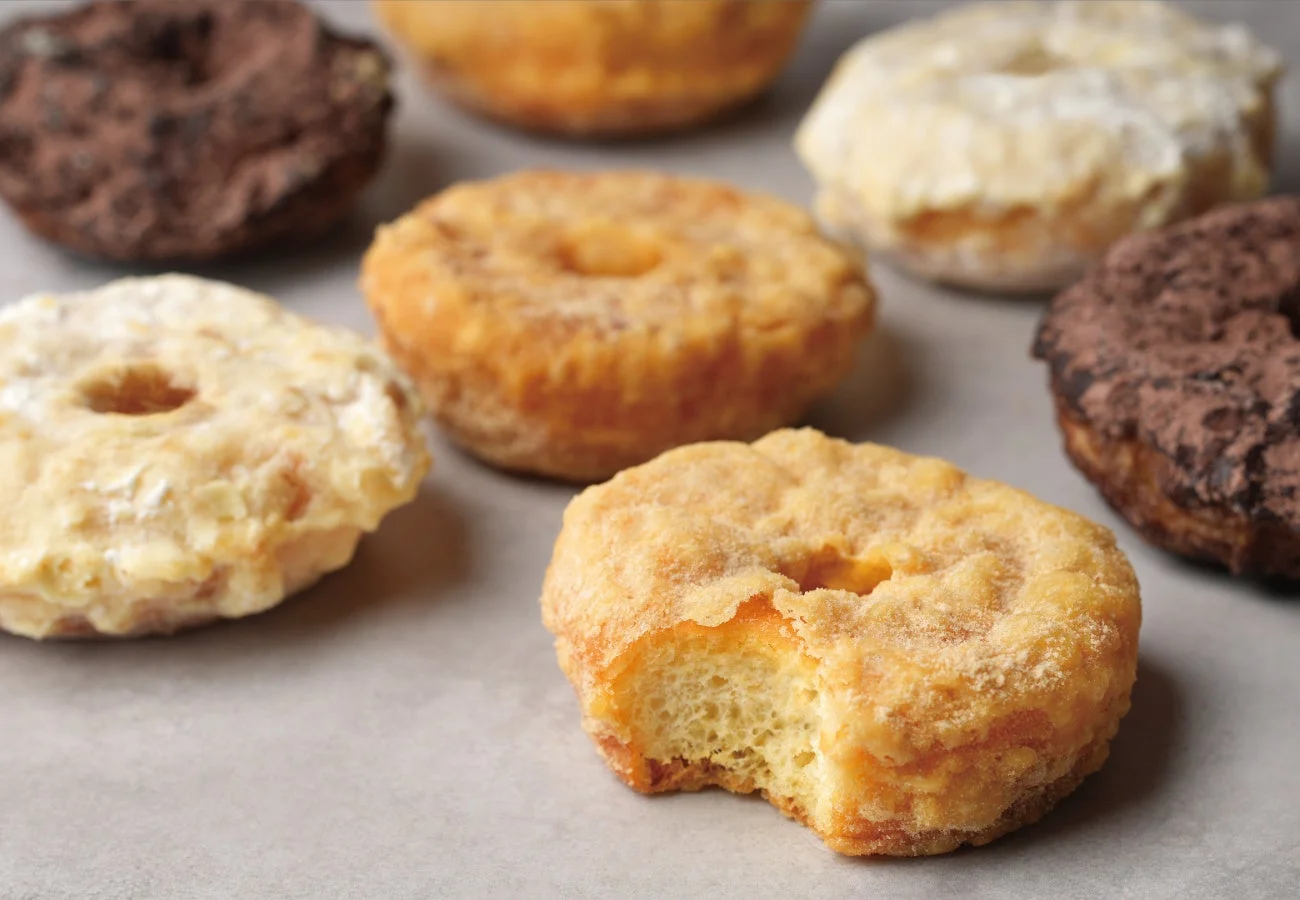 様々な種類のドーナツ