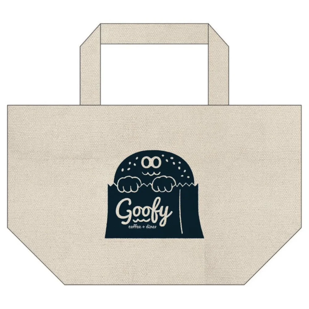 Goofy coffee + diner マラサダベビーのトートバッグ
