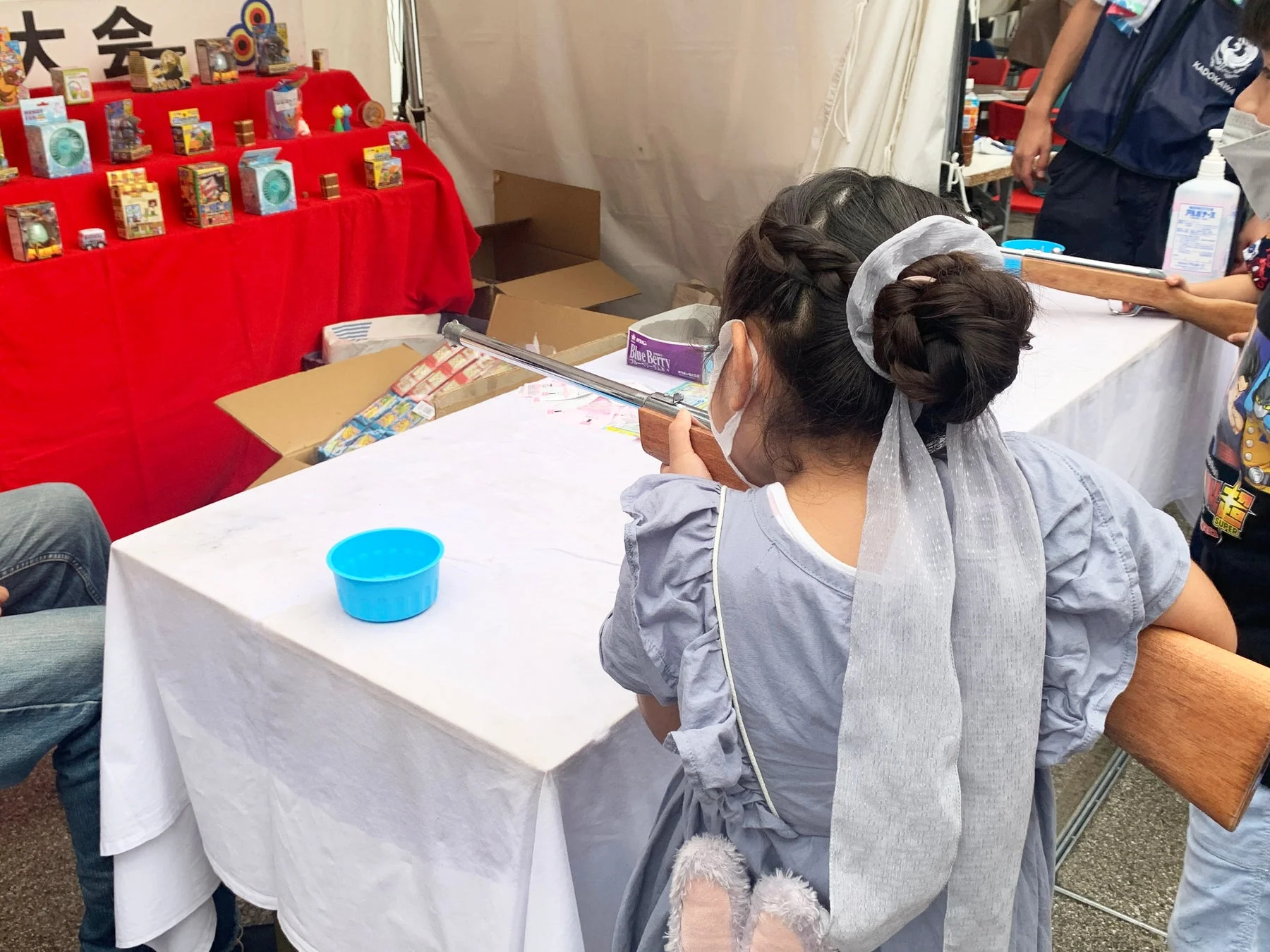 こども縁日の射的