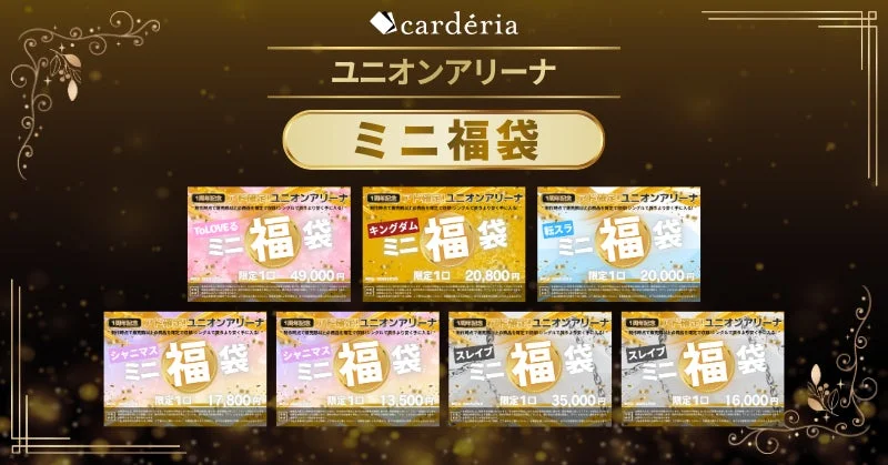 ユニオンアリーナ ミニ福袋のラインナップと価格