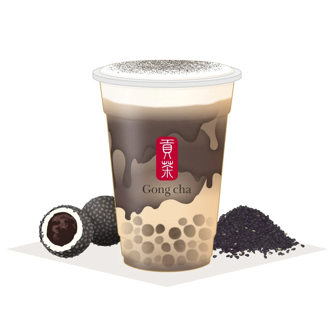 焙煎ごま団子ミルクティー