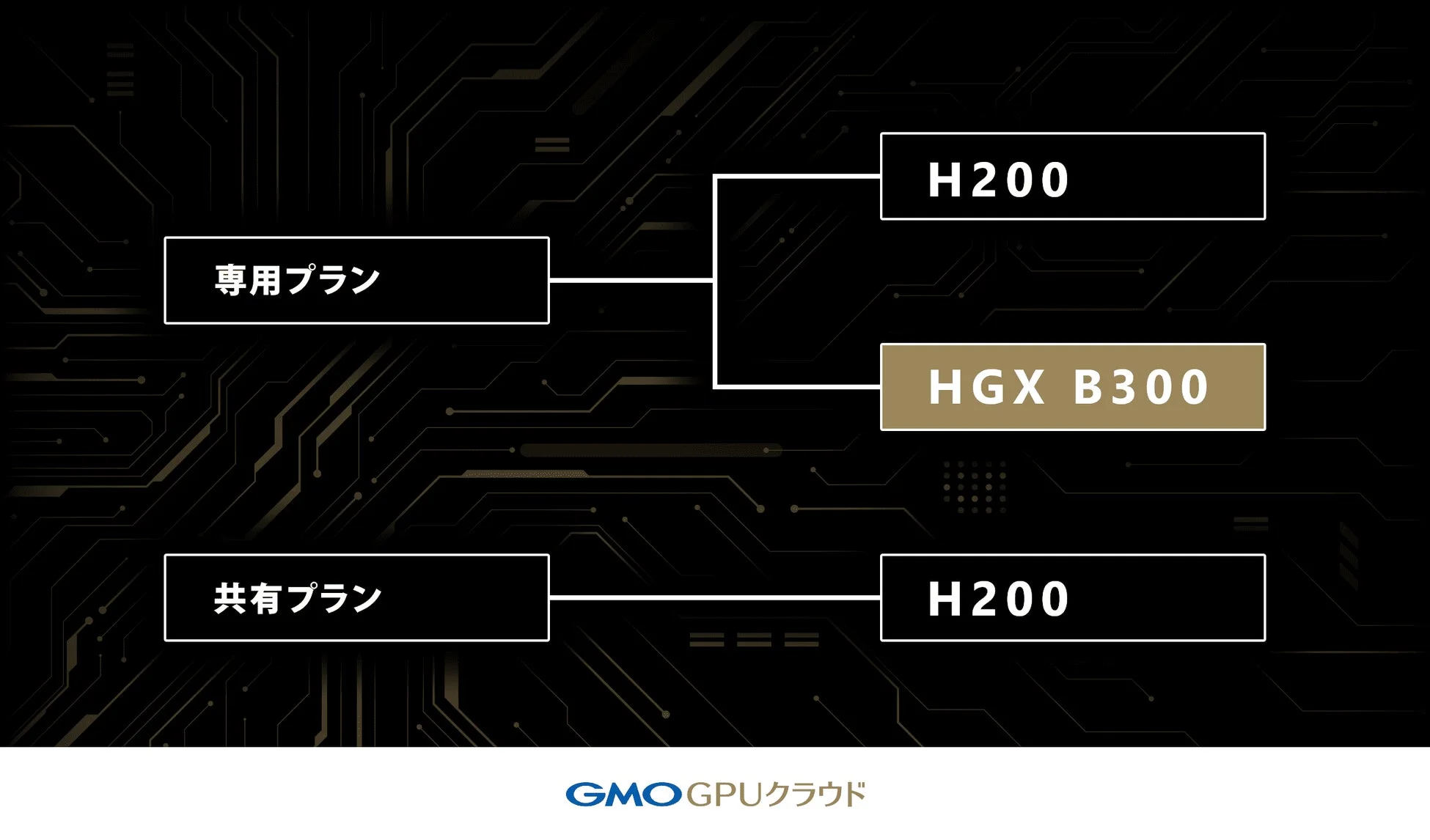 専用プランにHGX B300が新たに追加されたことを示す図