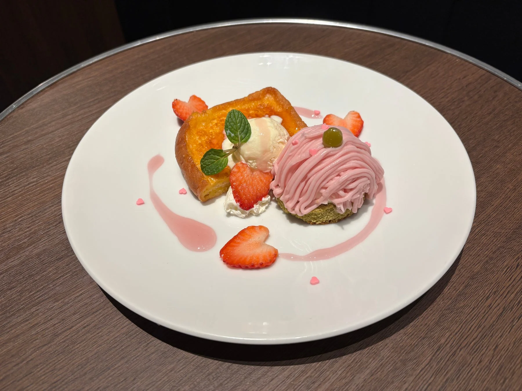 フレンチトーストとモンブラン