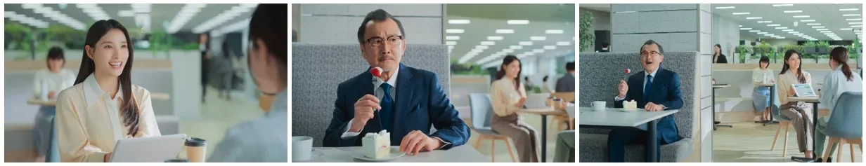 オフィスで談笑する人々