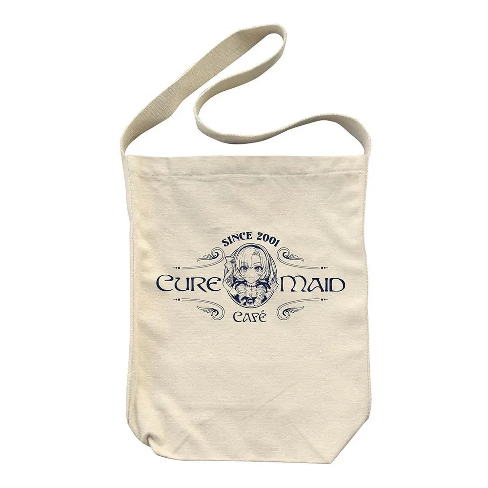 壱百満天原サロメ×キュアメイドカフェ コラボロゴ ショルダートート