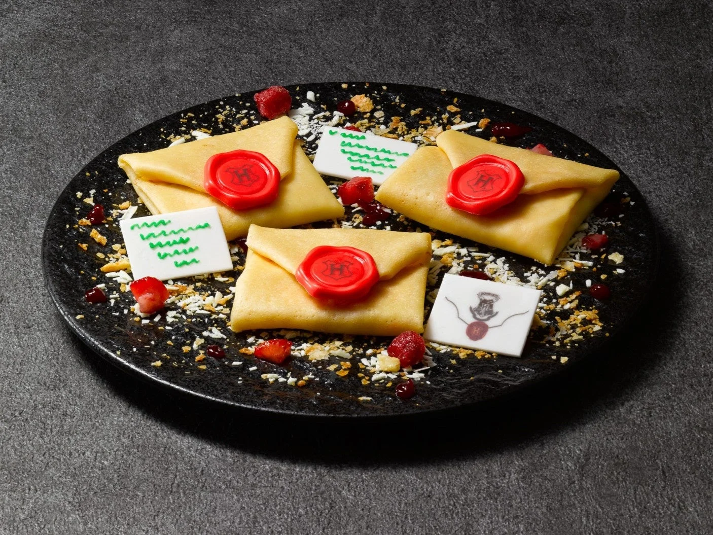 入学許可証のクレープ