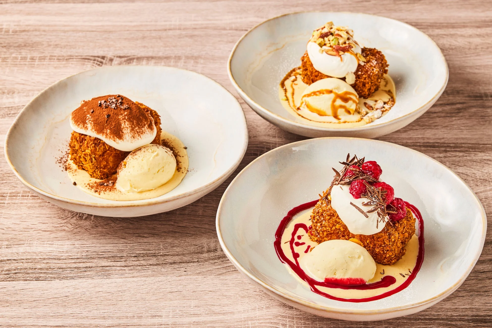 クリスピーブリオッシュフレンチトースト3種