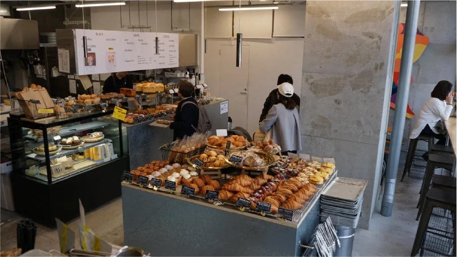 カフェ店内の様子