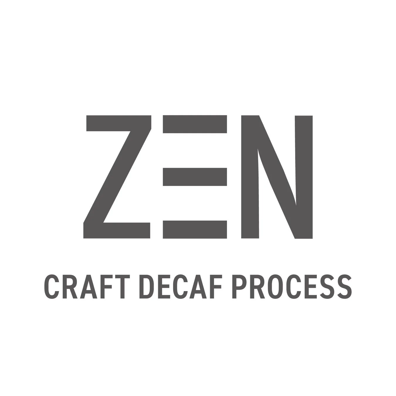 ZEN CRAFT DECAF PROCESSのロゴ