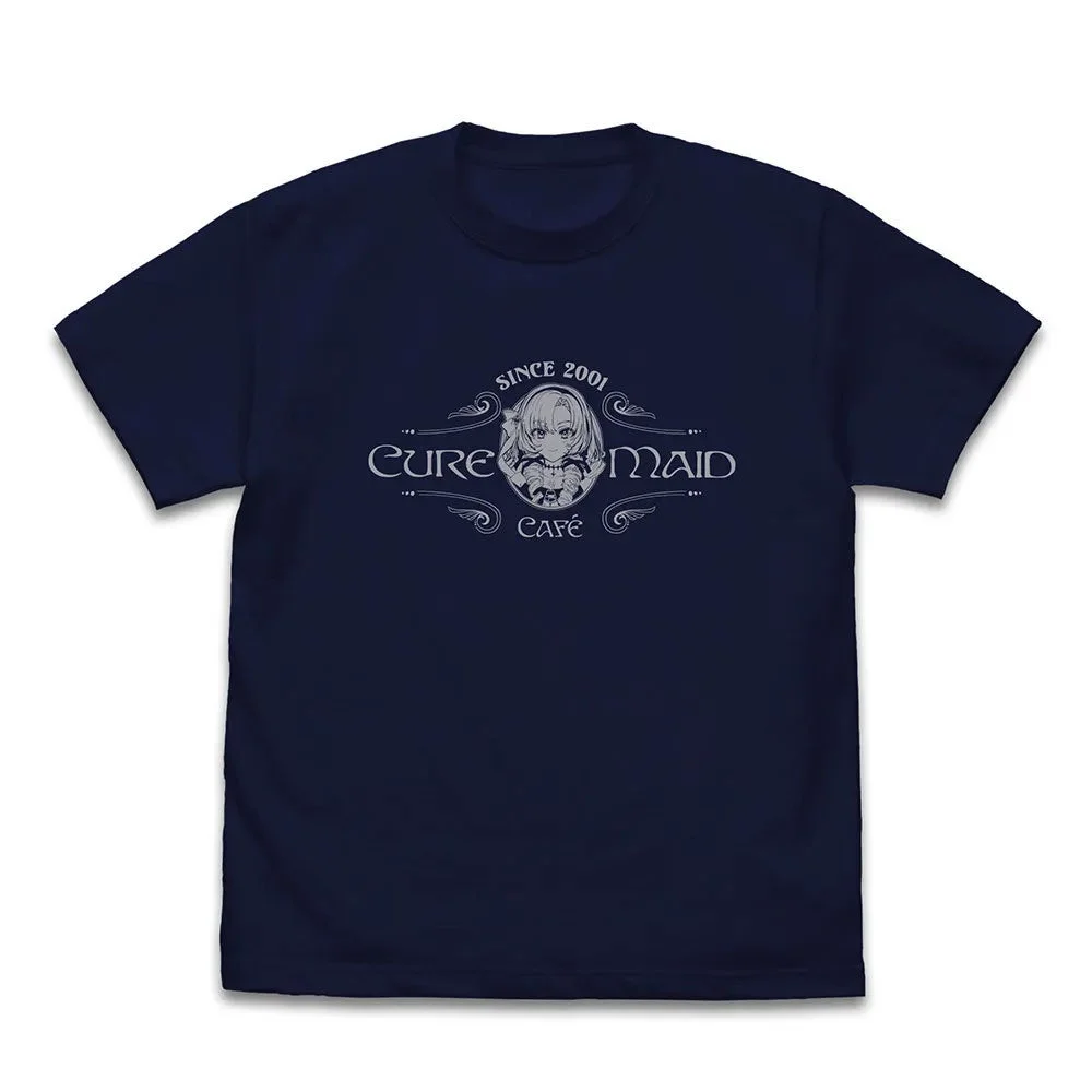 壱百満天原サロメ×キュアメイドカフェ コラボロゴ Tシャツ