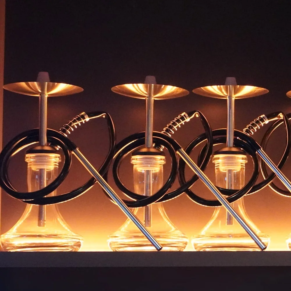 モダンなデザインのシーシャ