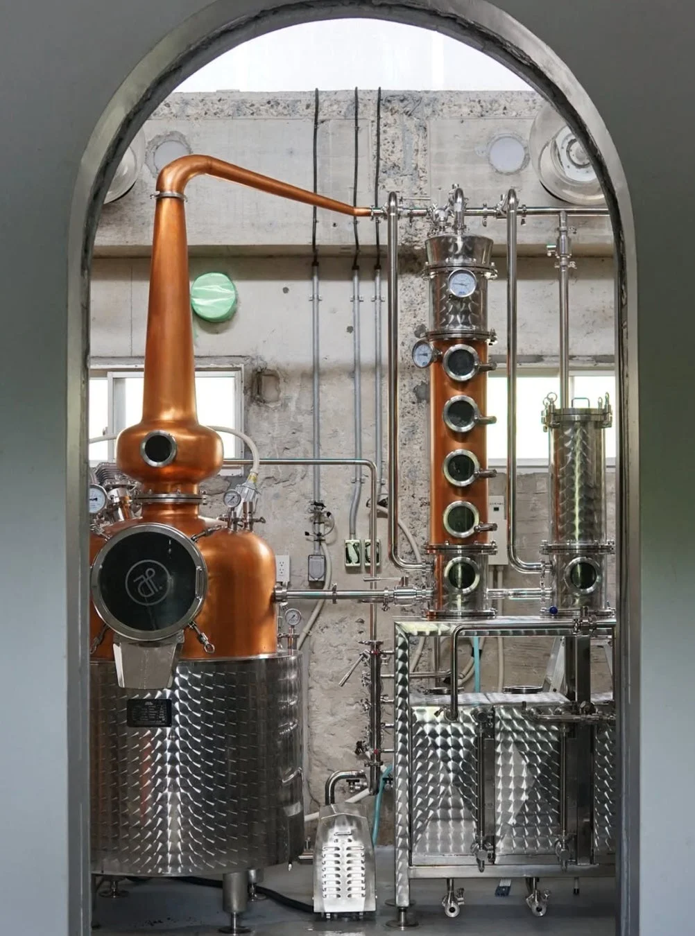 蒸留所内部